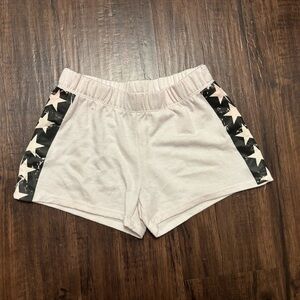 Firehouse White Star Patterned Kids Shorts size 6